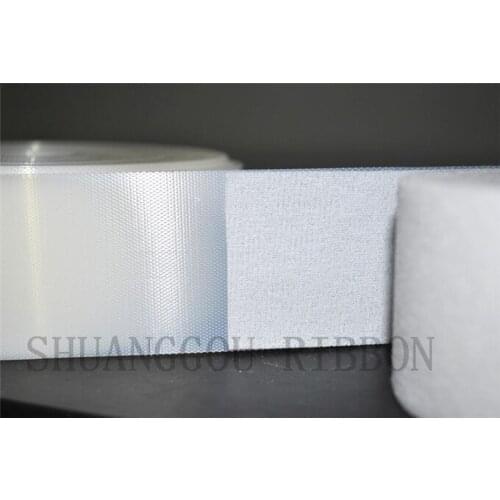 1.2''(30mm)Width Brushing Fabric loop&Injected hook.Kids accesorries.Care for the baby.soft and thin hook and loop white