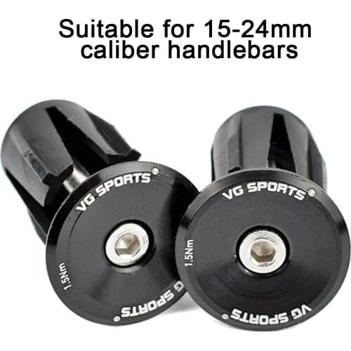 1 Pair Bike Bar Ends Handlebar Cap Racing Cycling Handle Bar Plugs Road Bike Grip Useful Replacement