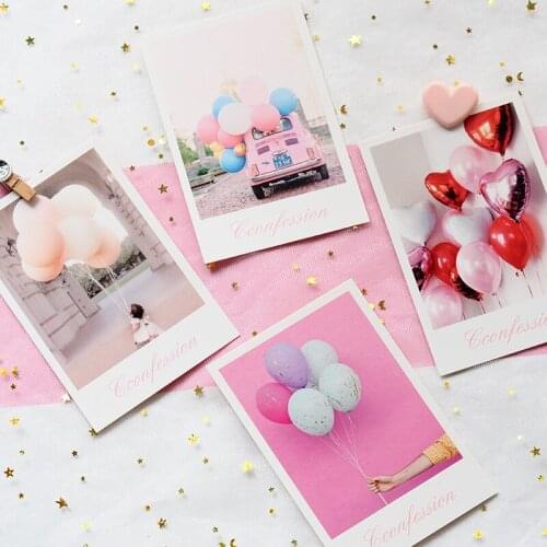 1pcs Korean version of the small fresh and beautiful youth Bookmark ! Confession balloon boxed Bookmark