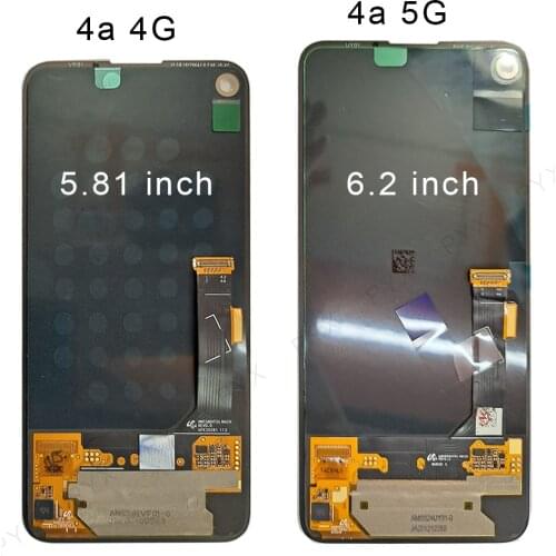 5.81"Original tested For Google Pixel 4A 4G LCD Screen Display+Touch Panel Digitizer Screen 6.2" For Google Pixel 4A 5G