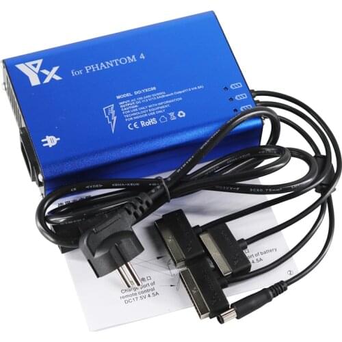 Phantom 4 drone battery & Recomte Controller Charger Smart charging For DJI Phantom 4 / 4pro advanced Drone Accessories