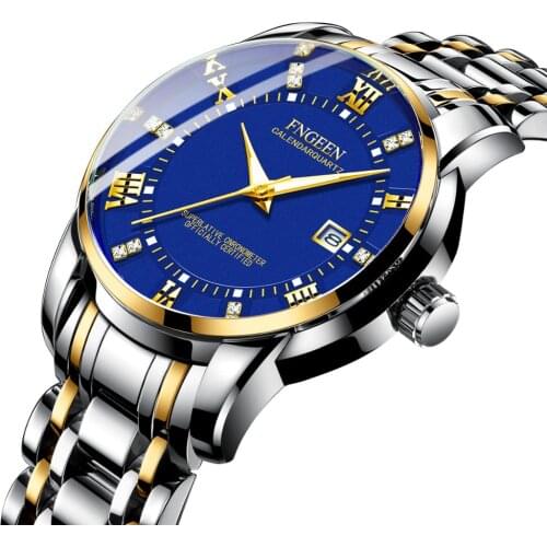Watch Brand Luxury Male Clock Business Mens Business Casual business Calendar Watch Simple Quartz Watch 2021