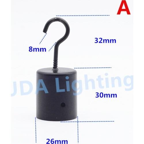 Black Retro hemp rope fixing rings Vintage ceiling rose canopy hemp rope hook cable grip for led chandelier pendant lighting DIY