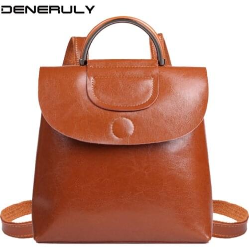 DENERULY Women's Black Backpacks