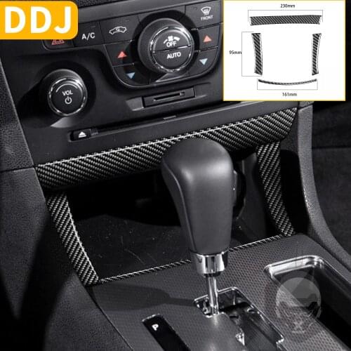 For Dodge Charger 2011-2014 LD Carbon Fiber Interior Sticker Storage Accent Frame Cover Trim Stickers Car Accessories