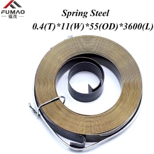FUMAO Extension constant force coil springs steel flat spiral torsion springs 0.4*11*3600mm