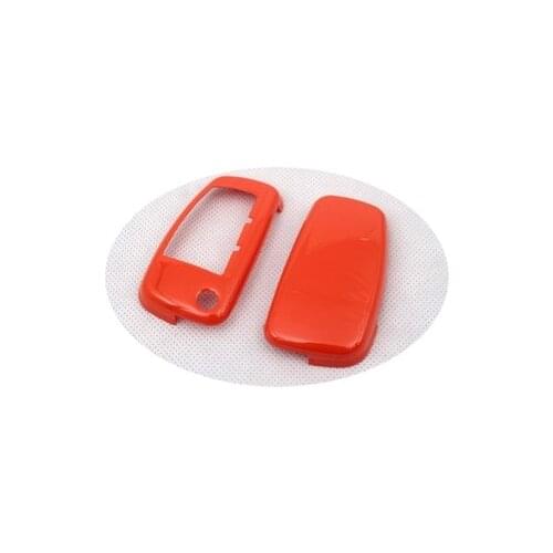 Gloss ORANGE Remote Flip Key Cover Case Skin Shell Cap Fob Protection Hull S Line for Audi A3 A4 A6 Q5 Q7 TT R8