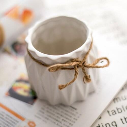 Ceramic vases small fresh flower vases modern white dining table living room home decorations