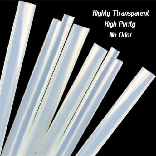 LAOA 30pcs Translucent Clearly 7mm/11mm Melt Glue Stick For Electric Glue Gun Craft Album Repair Hot Melt Gun Car Audio Craft