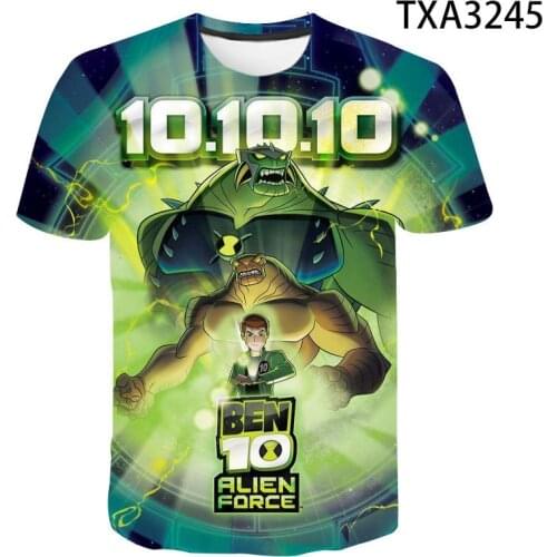 2020 New Summer Ben Boy Girl Kids Fashion Men Women Children 3D Print T Shirt Short Sleeve Casual Cool Tops Tee