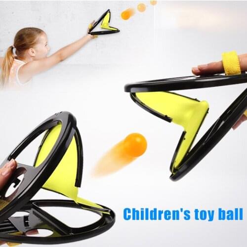 Children Hand Throw Catch Ball Racket Outdoor Beach Garden Family Interactive Balls Game Toys Rackets Sports Toy Kids Fun Gifts