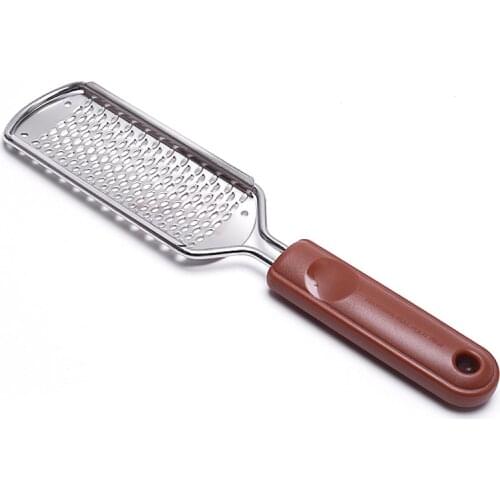 304 Stainless Steel Foot Rasp Feet File Plastic Handle Lima Pies Pedicure Scrubber Tools Feet Grater