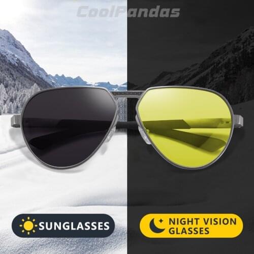 CoolPandas Top Photochromic Sunglasses Men Polarized Safe Driving Goggles Women Anti-glare Sun Glasses zonnebril heren Eyewear