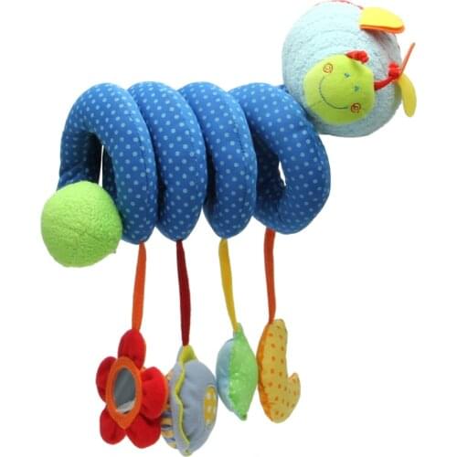 Baby Activity Spiral Stroller Car Seat Travel Lathe Hanging Toys Rattles Toy Hot