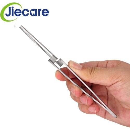 1 Pc Dental Tool Stainless Steel Tweezers Curved Dental Occlusal Paper Tweezers Clamping Pliers Free Shipping