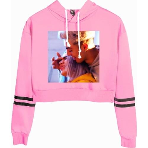 WAWNI Naim Darrechi High Waist Sweatshirt Fashion High Waist Sweatshirts Hip Hop Style Harajuku Sexy Hoodies Tops Casual Tops