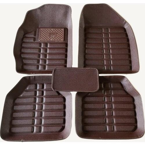 Universal car floor mat For Mitsubishi Pajero ASX Outlander 5seat 7seat Lancer Montero Eclipse cross auto foot mat