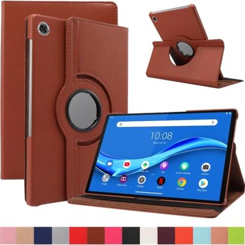 Rotating Cover Case for Lenovo Tab M8 M10 HD FHD Plus 2nd Gen TB-X306X TB-X606F/X TB-X605F TB-X505F TB-8705F/N TB-8505F/X