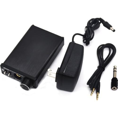High-performance Class A A929 Headphone Amplifier TPA6120A2 portable headset power amplifier with adapter