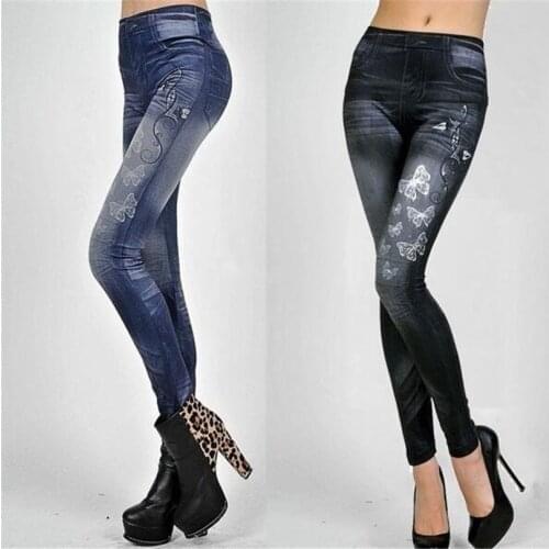 VIIANLES Women Leggings Skinny Slim High Elastic Waist Pencil Pants Black Leggins For Women Jeggings