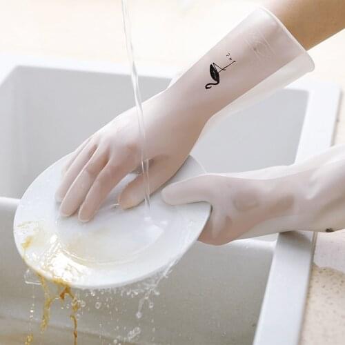 Dishwashing Cleaning Gloves Magic Silicone Rubber Sponge Glove Household Scrubber Kitchen Clean Tools Dropshipping Kitchen