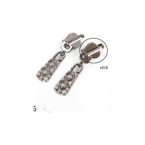 08 Top grade metal zipper head No.5 resin clothes lock copper zipper head nylon jacket chain head accessories