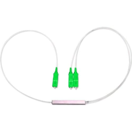 100pcs FBT Optical Splitter SC APC 1 : 2 Mini 1x 2 0.9mm FBT 90 10 80 70 60 40 50 : 50 fiber optic splitter Factory wholesale