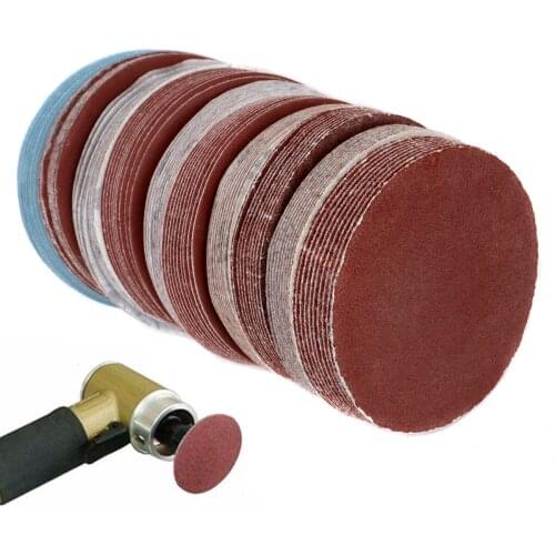 100pcs Round Sandpaper 75mm 3" Sanding Discs Grinding Pads Sheets For General Polishing