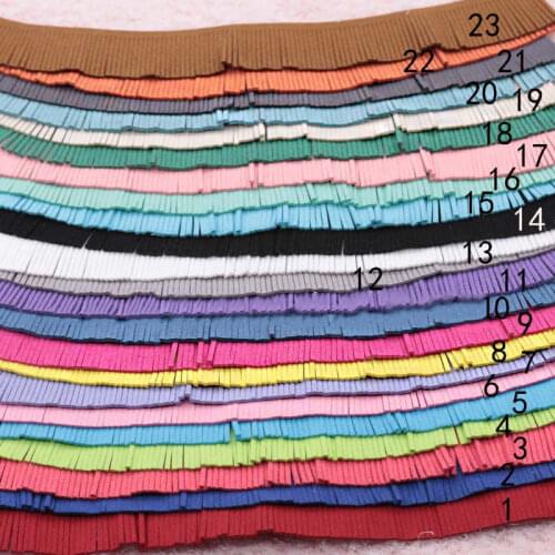 2/5meters Multicolor 30mm Wide Suede Leather Trim DIY Handmade Tassel Bell Material for Clothes Bags Jewelry Pendant Accessories