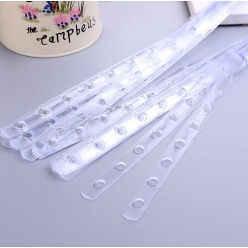 5Pcs Transparent Display Hanger Connector Strips Display Stable For Clothes Rack Au04 21 Dropshipping