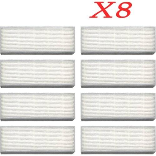 6 / 8 pieces robot vacuum cleaner new HEPA filter for Conga 1290 1390 series robot vacuum cleaner parts