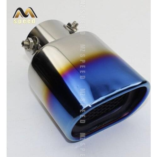 Car accessories Exhaust system Muffler Universal silver exhaust tip Boutique snap-type exhaust muffler