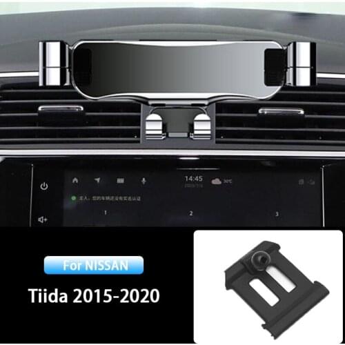 Car Mobile Phone Holder Special Mounts Stand GPS Gravity Navigation Bracket For Nissan Tiida C13 2015-2021 Car Accessories