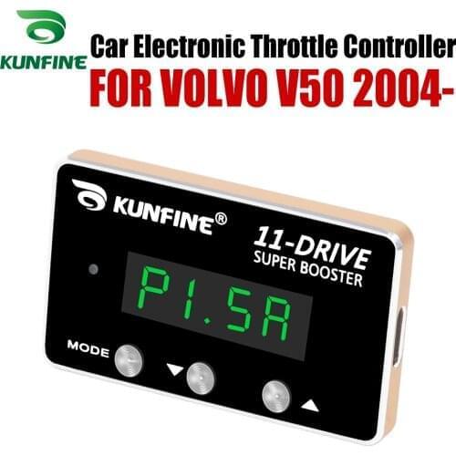 KUNFINE Car Electronic Throttle Controller Racing Accelerator Potent Booster For VOLVO V50 2004-After Tuning Parts Accessory