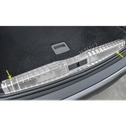 For Peugeot 3008 GT 3008GT 2016 2017 2018 2019 2020 Car Stainless Steel Inner Built Rear Bumper Trim Plate Frame Threshold Pedal