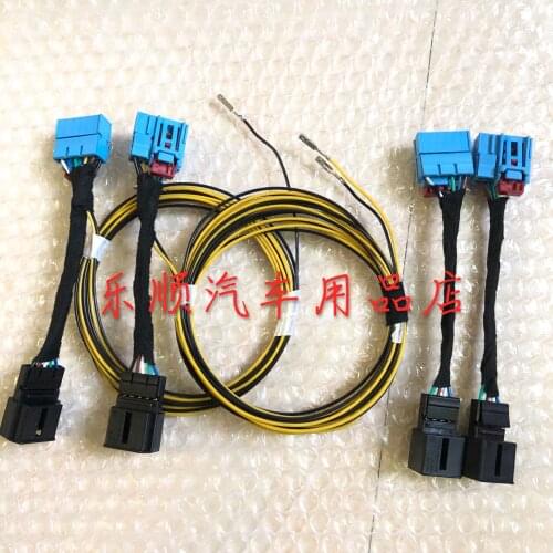 For V W Golf 7 R Mounting Golf 7.5 2017 Flowing water Dynamic Sequential taillight cable wire Harness adapter