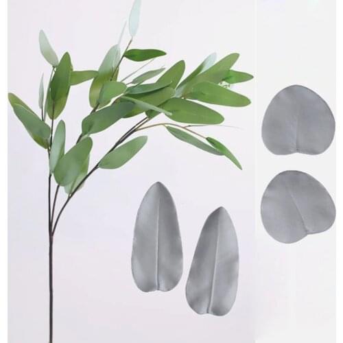 Eucalyptus Leaves Petals Mould Silicone Mold Fondant Cake Decorating Tool Gumpaste Sugarcraft Chocolate Forms Bakeware Tools
