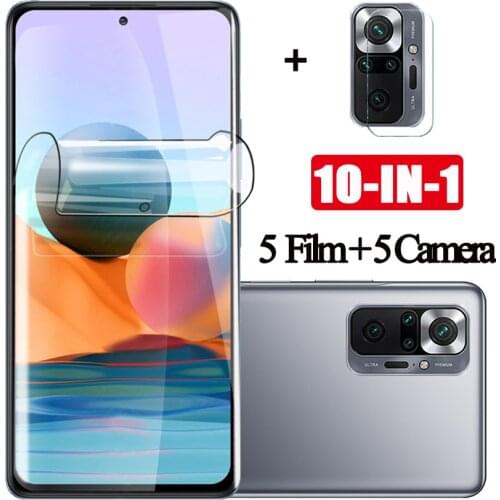 Full Gule, hydrogel film For redmi note 10pro screen Protector redmi note 10 pro max Protective glass xiaomi redmi note10 pro
