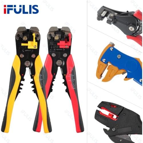 Wire Stripper Cable Cutter Tool Crimper Automatic Heavy Duty Self Adjusting Electrical Stripping Crimping Tool HS-D1-D2-D3