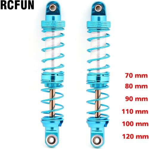 Metal Shock Absorber Oil Adjustable 70mm 80mm 900mm for 1/10 RC Rock Crawler Truck SCX10 TRX4 WRAITH RR10 RC4WD D90 S195