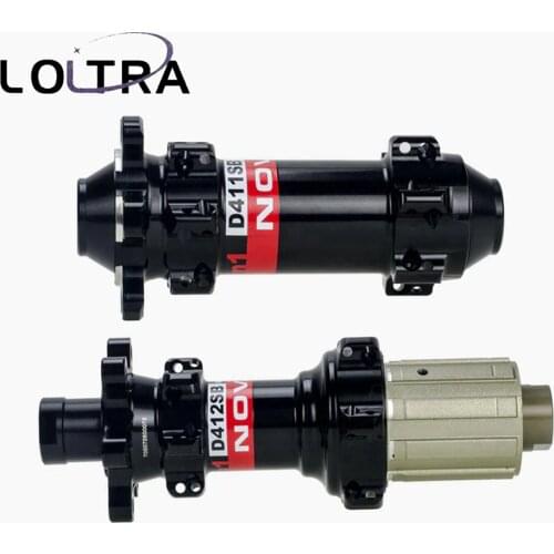 Novatec D411SB D412SB Disc Hubs Ultra-Light Straight Pull Mountain Bicycle Hub Front-15x100/12x100 Rear12x142 Standard QR