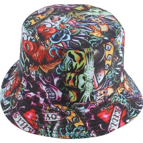 2021 Harajuku Fisherman Hat Reversible Bucket Hats For Men Women Fashion Bob Chapeau Street Hip Hop Bucket Cap