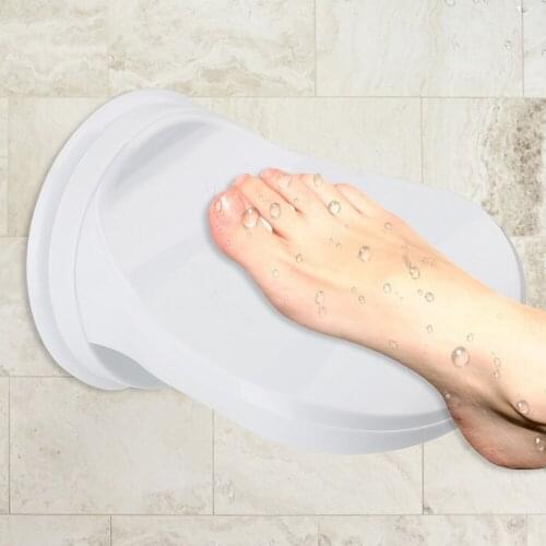 Bathroom Rest Pedestal Footstool Wall Mounted Shower Footstool Shower Footstool Bathroom Accessories Washing Suction Cup Stool