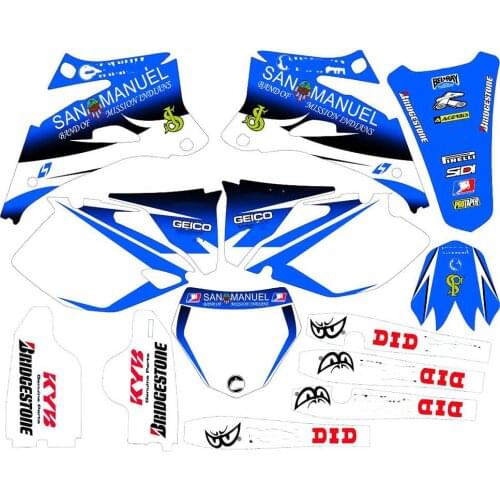Full set of 3M Stickers Motorcycle Graphics Decals For yamaha YZ250F YZ450F YZF250 YZF450 2006 2007 2008 2009 YZF 250 YZF 450YZF