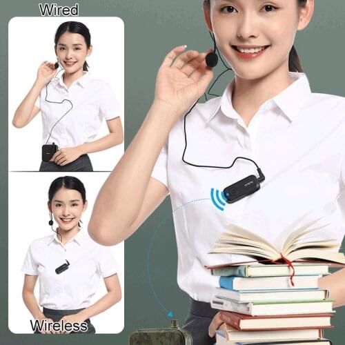 K600 Portable Bluetooth Sound Loudspeaker Speaker Voice Amplifier Megaphone with Wireless Microphone MP3 Teacher/Training/Guide