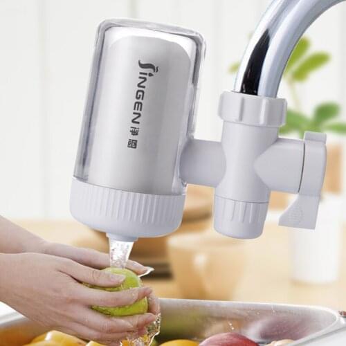 Portable Mini Tap Water Filter Purifier with 3 Filters Mini Water Filters for Household Filtro De Agua Waterfilter