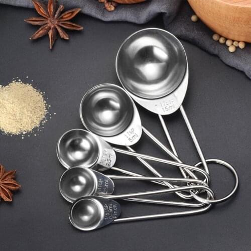 Solid Thickness Wide Usage Practical Measuring Scoop Set for Baking
