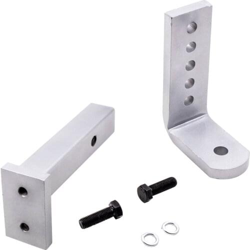 Rated 4000KG Adjustable Towbar Ball Mount Tongue Hitch Trailer 4WD 2" RECEIVERS