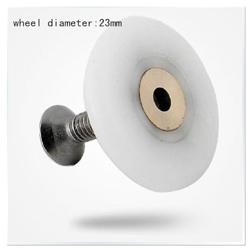 8pcs shower door roller The thickness of4mm wheel diameter:23mm sheave wheels