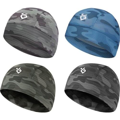 Sports Running Cap Sweat-absorbent Breathable Riding Cap Cycling Women Mens Cap Breathable Reflective Bandana Cycling Hat